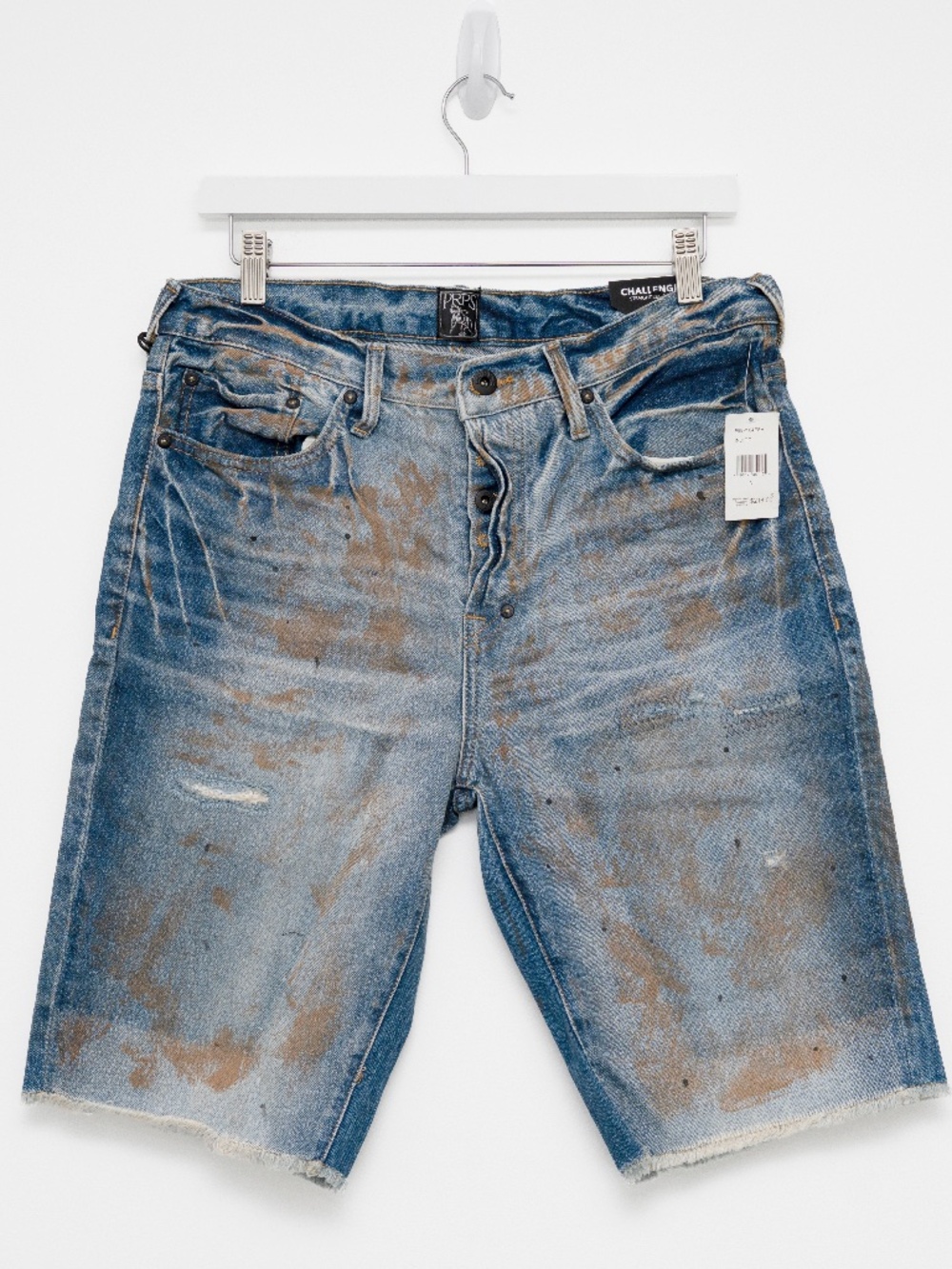 PRPS - Challenger Straight-Leg Denim Shorts